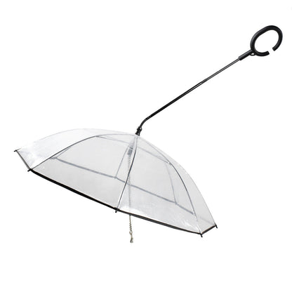 Hot Selling Transparent Pet Supplies Adjustable Pet C Type Umbrella VELOXRA