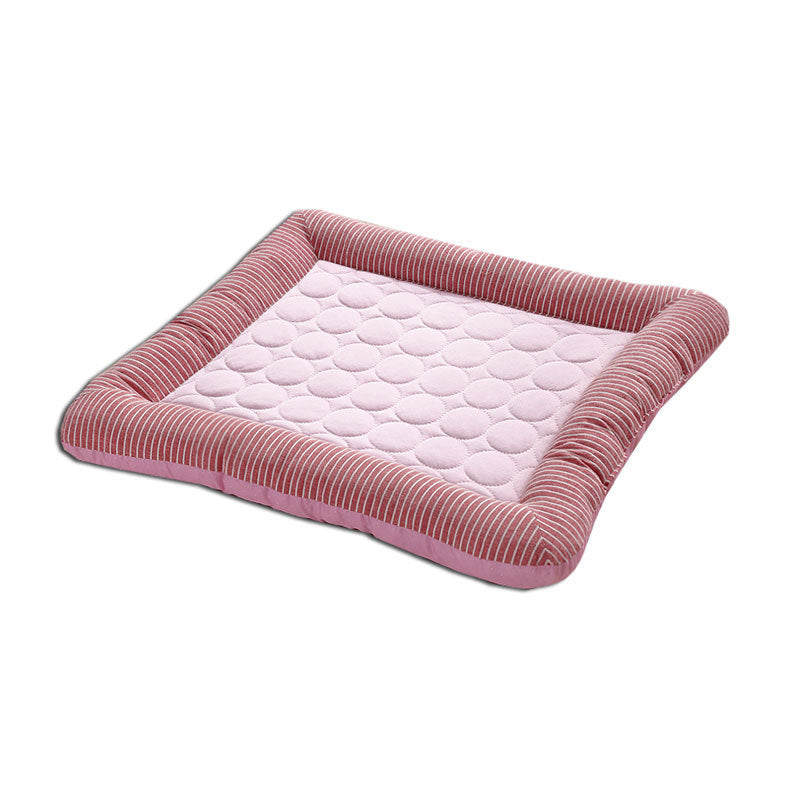Pet Cooling Pad Bed For Dogs Cats Puppy Kitten Cool Mat Pet Blanket Ice Silk Material Soft For Summer Sleeping  Blue Breathable VELOXRA