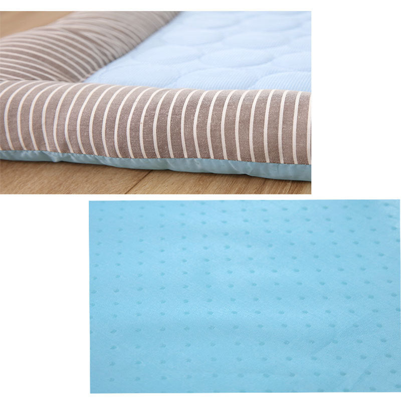 Pet Cooling Pad Bed For Dogs Cats Puppy Kitten Cool Mat Pet Blanket Ice Silk Material Soft For Summer Sleeping  Blue Breathable VELOXRA