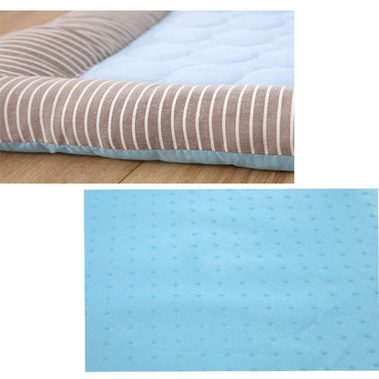 Pet Cooling Pad Bed For Dogs Cats Puppy Kitten Cool Mat Pet Blanket Ice Silk Material Soft For Summer Sleeping  Blue Breathable VELOXRA
