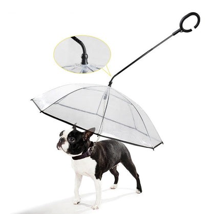 Hot Selling Transparent Pet Supplies Adjustable Pet C Type Umbrella VELOXRA