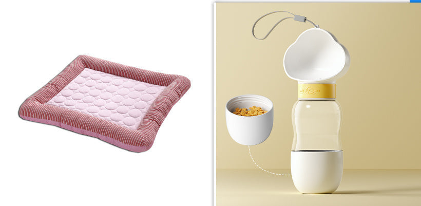 Pet Cooling Pad Bed For Dogs Cats Puppy Kitten Cool Mat Pet Blanket Ice Silk Material Soft For Summer Sleeping  Blue Breathable VELOXRA