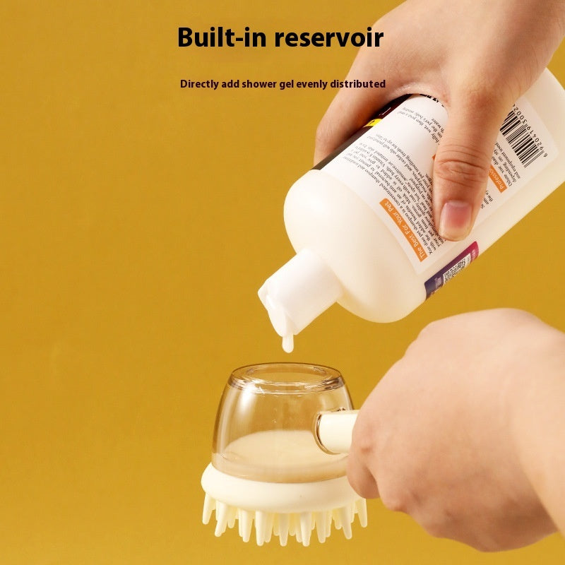 3 In 1 Pets Bath Brush For Dogs And Cats Shower Massage Brush, Depilation Comb And Foaming Tool, Anti-frizz Beauty Brush Pet Products VELOXRA