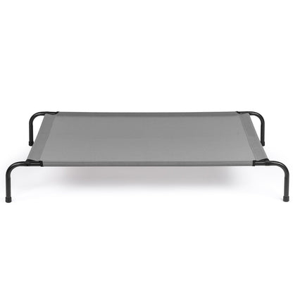 Large Elevated Dog Bed - Breathable Cooling Pet Cot for Large Dogs Up to 80lbs | Outdoor Indoor Raised Dog Bed with Steel Frame | 50" x 31" x 8" VELOXRA