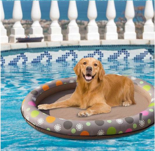 Dog Pool Float & Inflatable Hammock