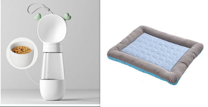 Pet Cooling Pad Bed For Dogs Cats Puppy Kitten Cool Mat Pet Blanket Ice Silk Material Soft For Summer Sleeping  Blue Breathable VELOXRA