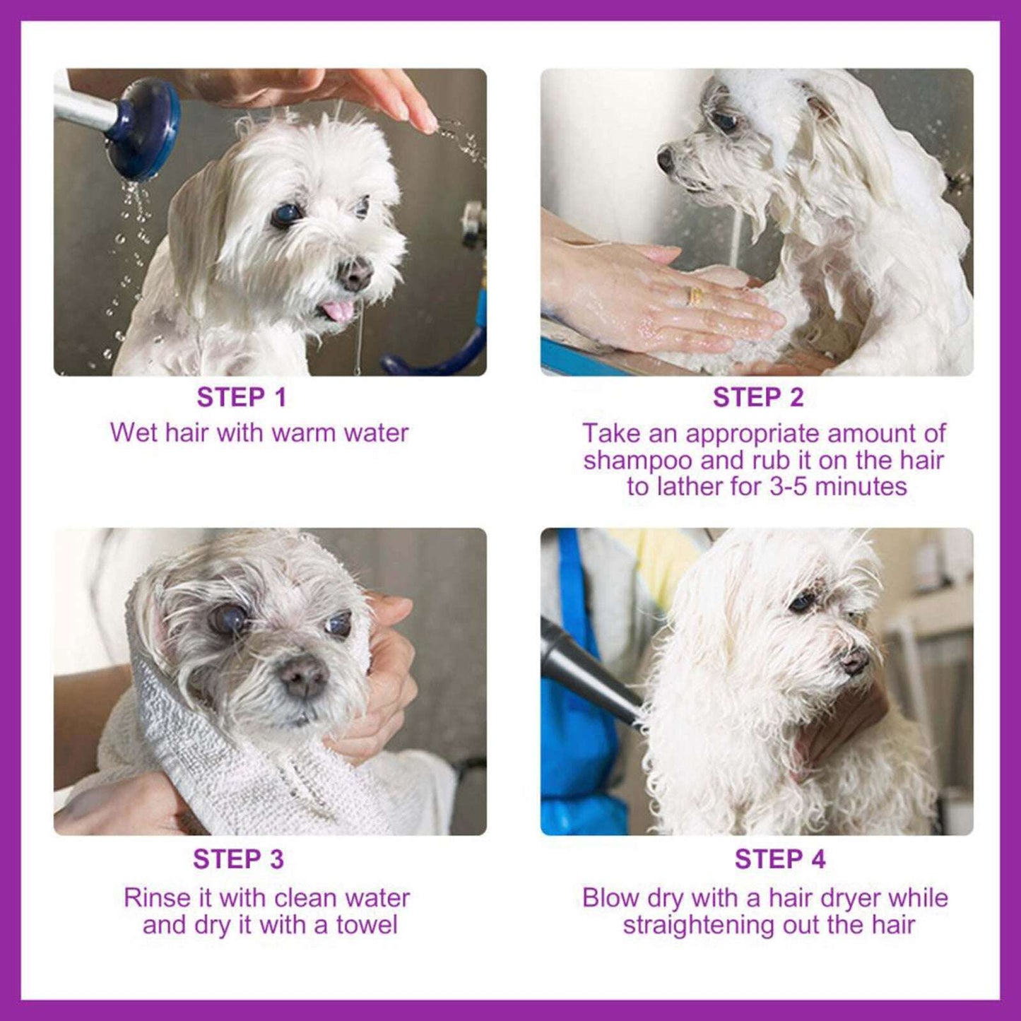 Pet Bath Relieves Itching Skin, Smooth Hair, Non Knotting Shampoo