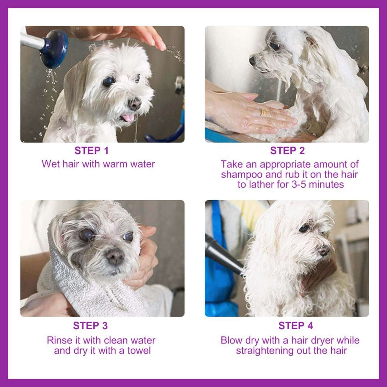 Pet Bath Relieves Itching Skin, Smooth Hair, Non Knotting Shampoo