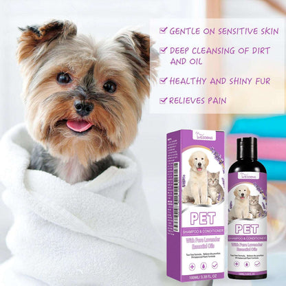 Pet Bath Relieves Itching Skin, Smooth Hair, Non Knotting Shampoo