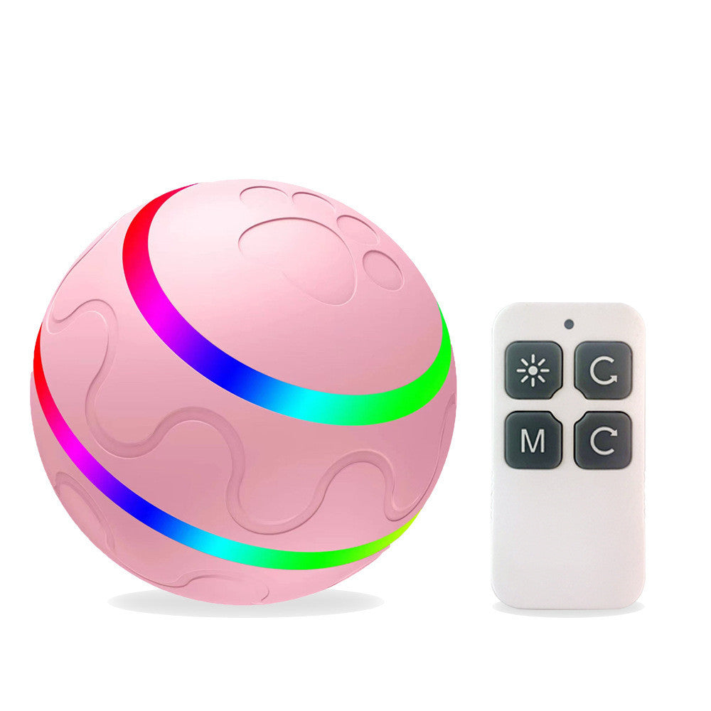 Pet New Cat Wicked Ball Toy Intelligent Ball USB Cat Toys Self Rotating Ball Automatic Rotation Ball VELOXRA